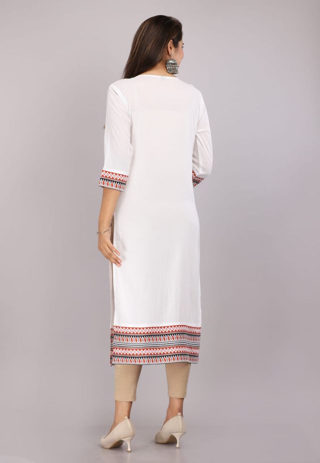 Women's Designer Printed Kurti | Elegant Ethnic Wear | Soft & Comfortable Daily Wear