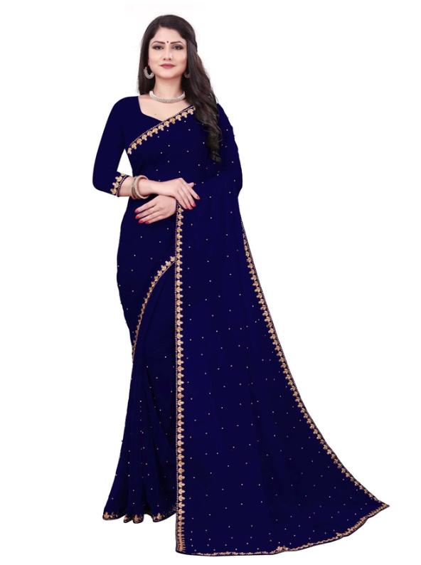 Women's Elegant Designer Saree with Blouse Piece | Traditional Ethnic Wear for Festive & Party