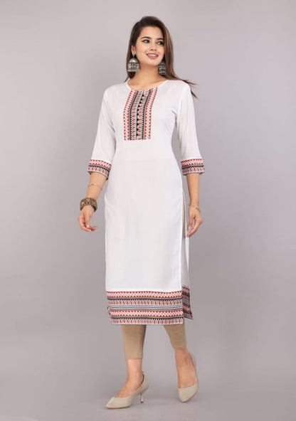 Women's Designer Printed Kurti | Elegant Ethnic Wear | Soft & Comfortable Daily Wear